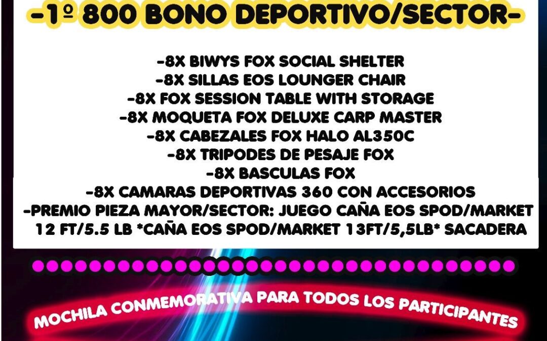 TROFEO DE PESCA CARPFISHING DIPUTACIÓN DE BADAJOZ 2025